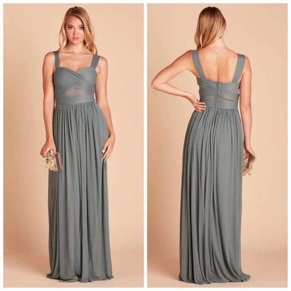 NEW Birdy Grey Elsye Bridesmaid Long Maxi Dress in Sea Glass Green Size XXL - Picture 4 of 16